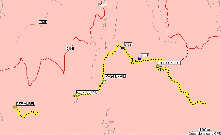 Trace GPS étapes 5 et 6